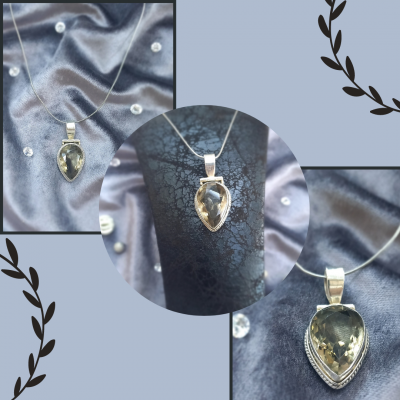 Gümüş Zultanit Taşlı Kolye