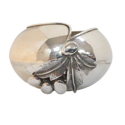 Kiraz Salkımlı Gümüş Şekerlik