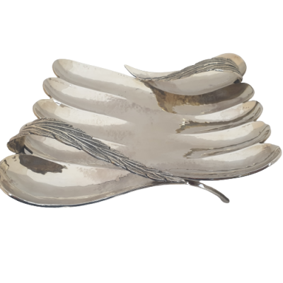 Özel Tasarım Gümüş Çikolatalık-Kurabiyelik