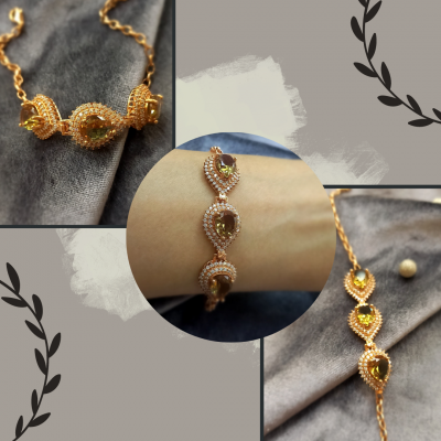 Zultanit Taşlı Rose Bileklik